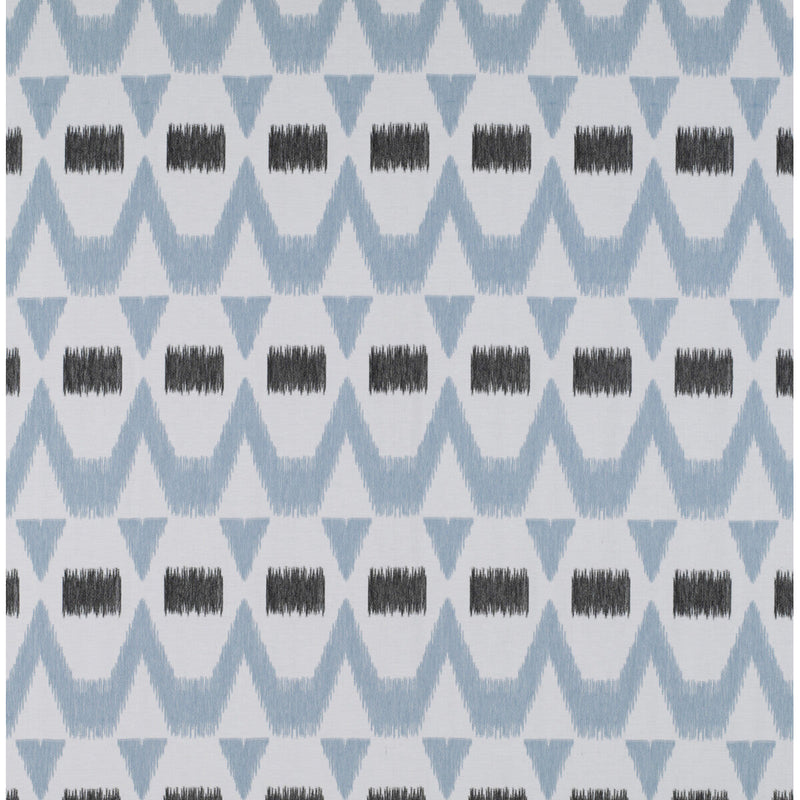 GASTON Y DANIELA - MONTECRISTO- ONYX/AZUL CLARO - Fabric by the Yard ONYX/AZUL CLARO