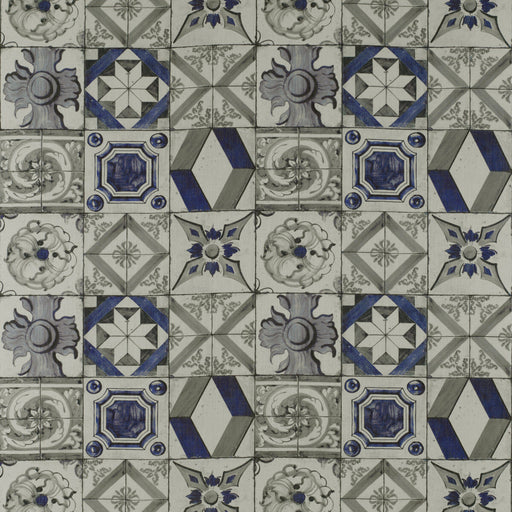 GASTON Y DANIELA - TRASTEVERE- AZUL/GRIS - Fabric by the Yard AZUL/GRIS