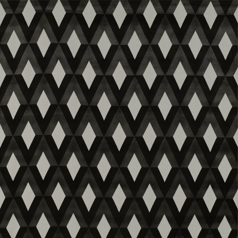 GASTON Y DANIELA - SIENA- BLANCO/ONYX - Fabric by the Yard BLANCO/ONYX