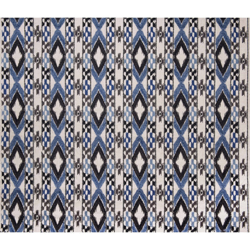 GASTON Y DANIELA - QUEEN- AZUL/BLACK  - Fabric by the Yard AZUL/BLACK