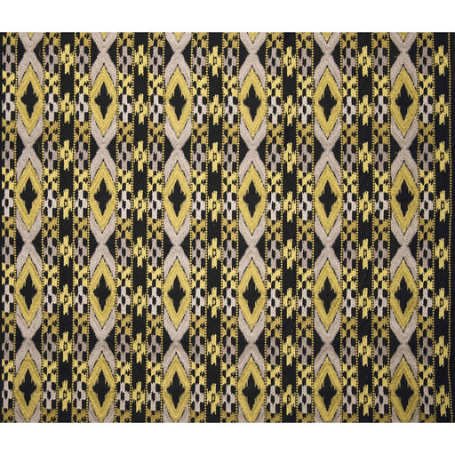 GASTON Y DANIELA - QUEEN- BLK/AMARILLO - Fabric by the Yard BLK/AMARILLO