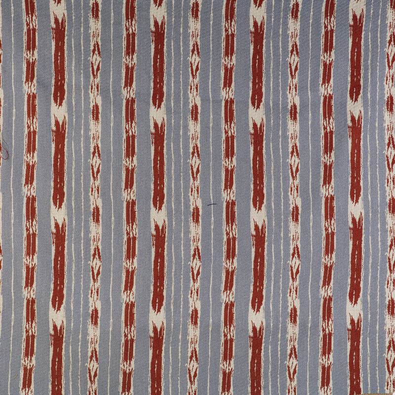 GASTON Y DANIELA - BANDAS- AZUL CIELO/ROJO - Fabric by the Yard AZUL CIELO/ROJO