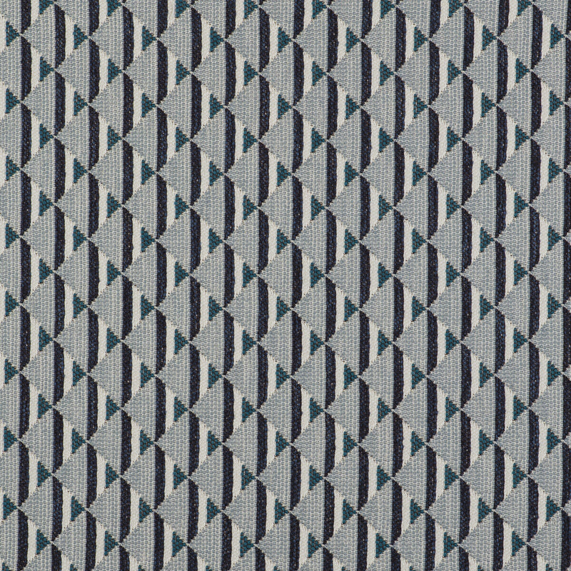 GASTON Y DANIELA - PIRAMIDES- AZUL - Fabric by the Yard AZUL