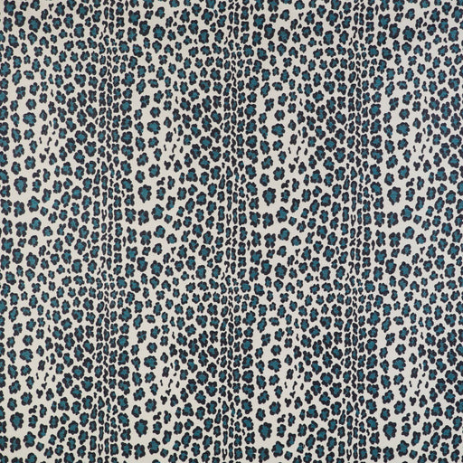 GASTON Y DANIELA - LEOPARDO- AZUL - Fabric by the Yard AZUL