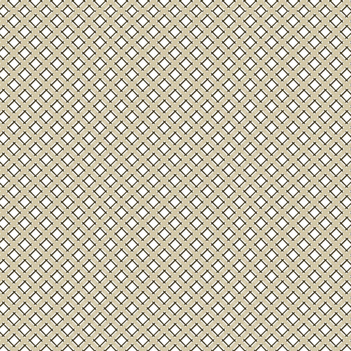 GASTON Y DANIELA - TRELLIS- BEIGE/NEGRO - Fabric by the Yard BEIGE/NEGRO