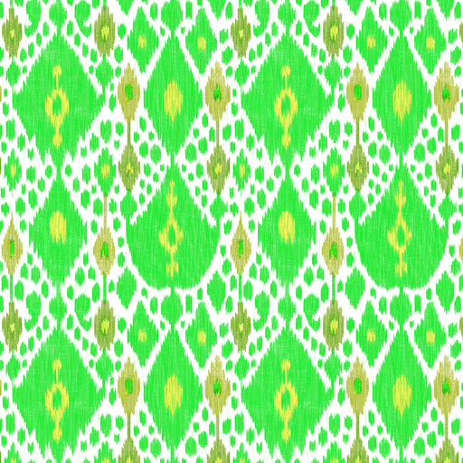 GASTON Y DANIELA - IKAT- VERDE - Fabric by the Yard VERDE
