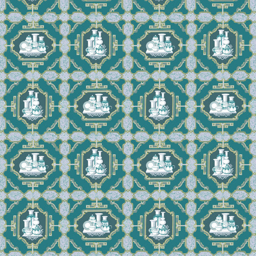 GASTON Y DANIELA - PORCELANAS- ESMERALDA - Fabric by the Yard ESMERALDA