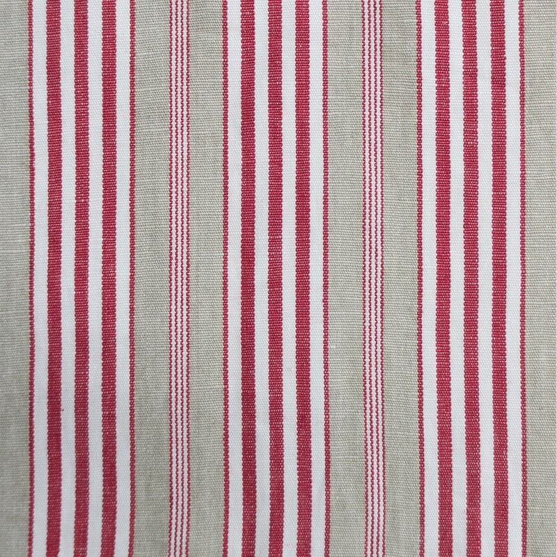 GASTON Y DANIELA - HAMPTONS- ROJO/LINO - Fabric by the Yard ROJO/LINO