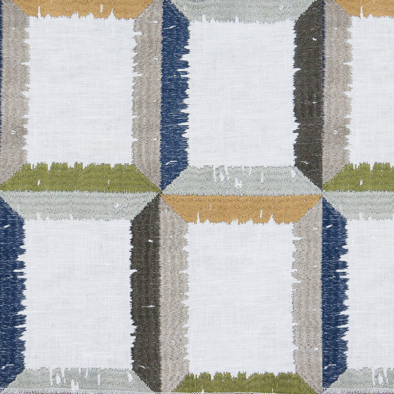 GASTON Y DANIELA - YUCATAN- MARRON - Fabric by the Yard MARRON