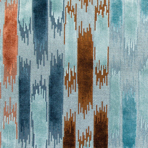 GASTON Y DANIELA - ARAGON- AZUL/TEJA - Fabric by the Yard AZUL/TEJA