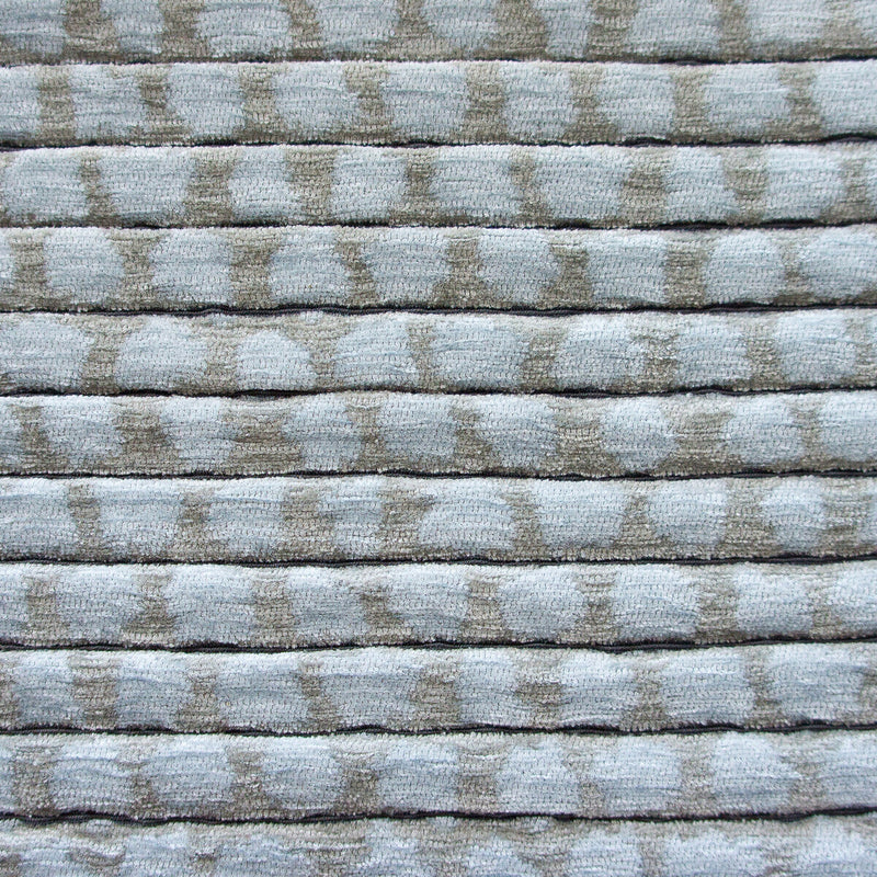 GASTON Y DANIELA - MOGUER- GRIS/AZUL - Fabric by the Yard GRIS/AZUL