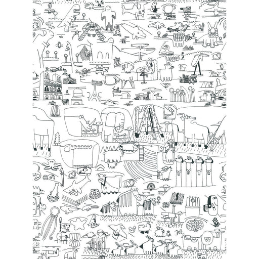 GASTON Y DANIELA - PICTOGRAMA- 001 - Fabric by the Yard 001