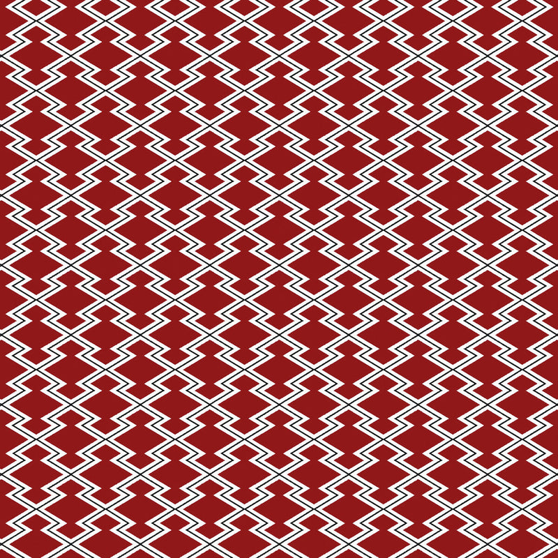 GASTON Y DANIELA - HAYAMI- ROJO - Fabric by the Yard ROJO