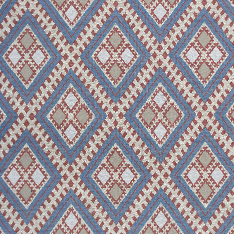 GASTON Y DANIELA - CHIHUAHUA- AZUL/ROJO - Fabric by the Yard AZUL/ROJO