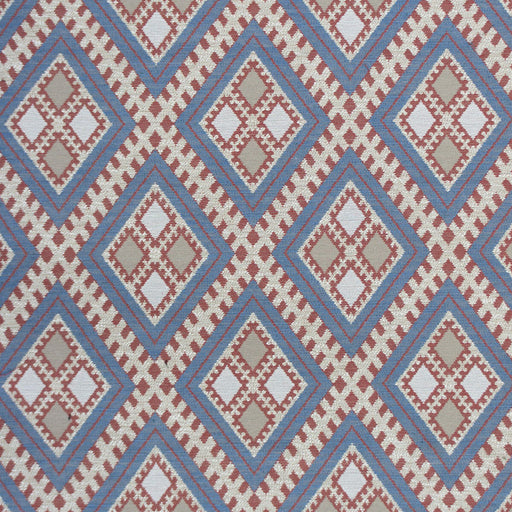 GASTON Y DANIELA - CHIHUAHUA- AZUL/ROJO - Fabric by the Yard AZUL/ROJO
