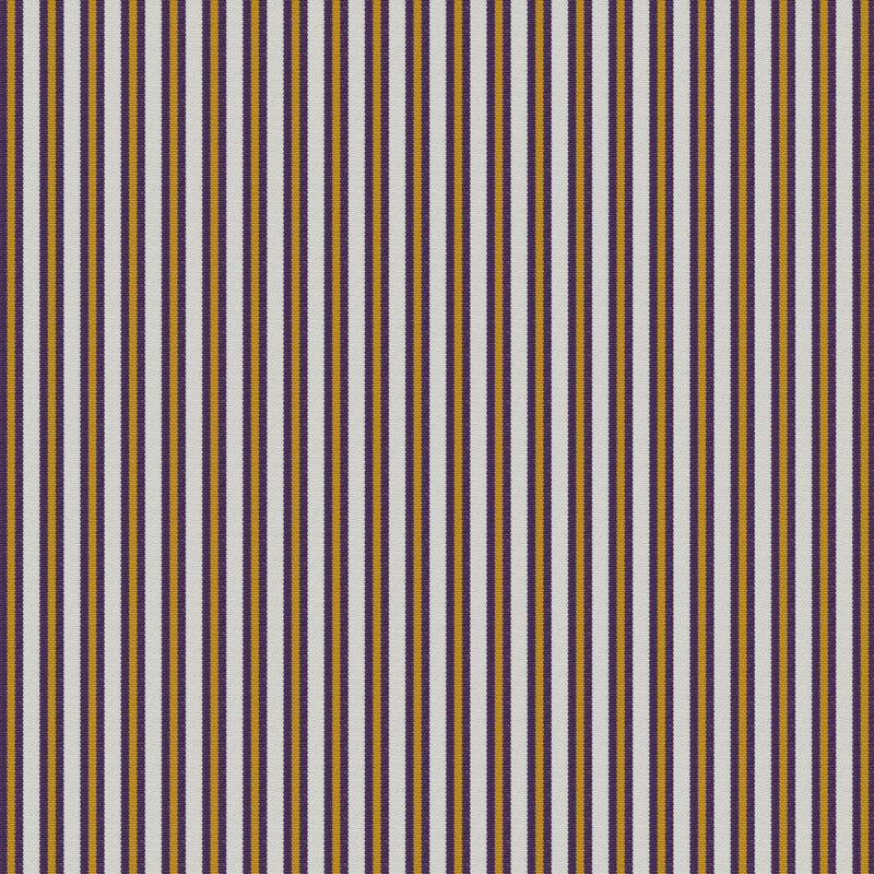 GASTON Y DANIELA - POLLENSA- BERENJENA/OCRE - Fabric by the Yard BERENJENA/OCRE