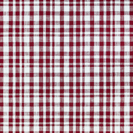 GASTON Y DANIELA - DRACH- BLANCO/BURDEOS - Fabric by the Yard BLANCO/BURDEOS