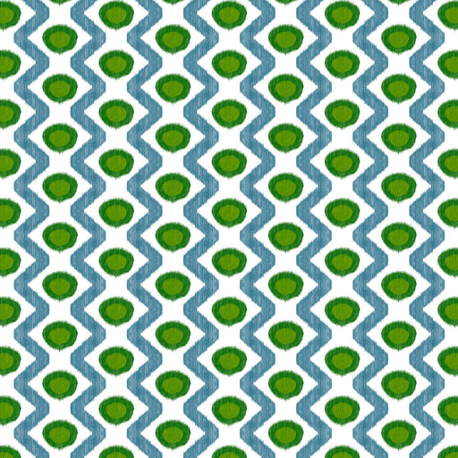GASTON Y DANIELA - CALA MARSAL- VERDE AZUL - Fabric by the Yard VERDE AZUL