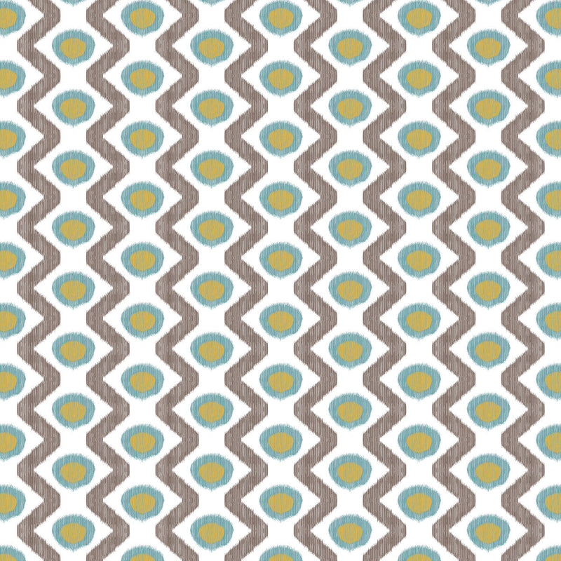 GASTON Y DANIELA - CALA MARSAL- AZUL MARRON - Fabric by the Yard AZUL MARRON
