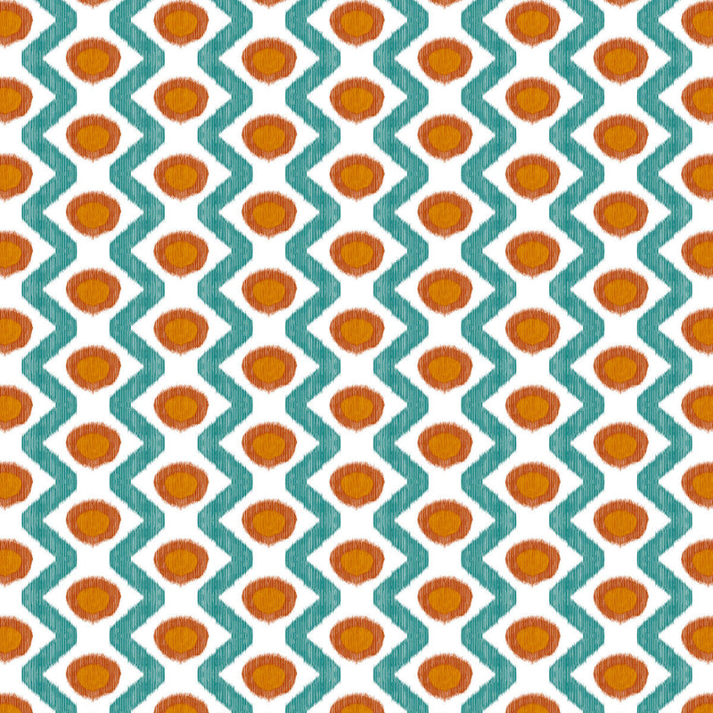GASTON Y DANIELA - CALA MARSAL- TURQUESA TEJA - Fabric by the Yard TURQUESA TEJA