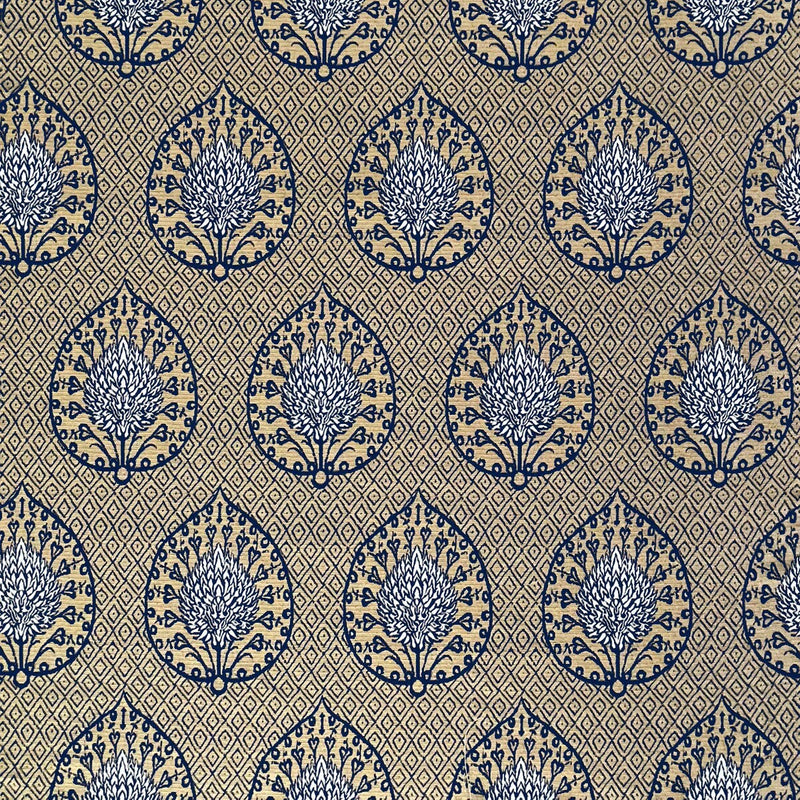 GASTON Y DANIELA - PALMETA- FONDO ORO - Fabric by the Yard FONDO ORO