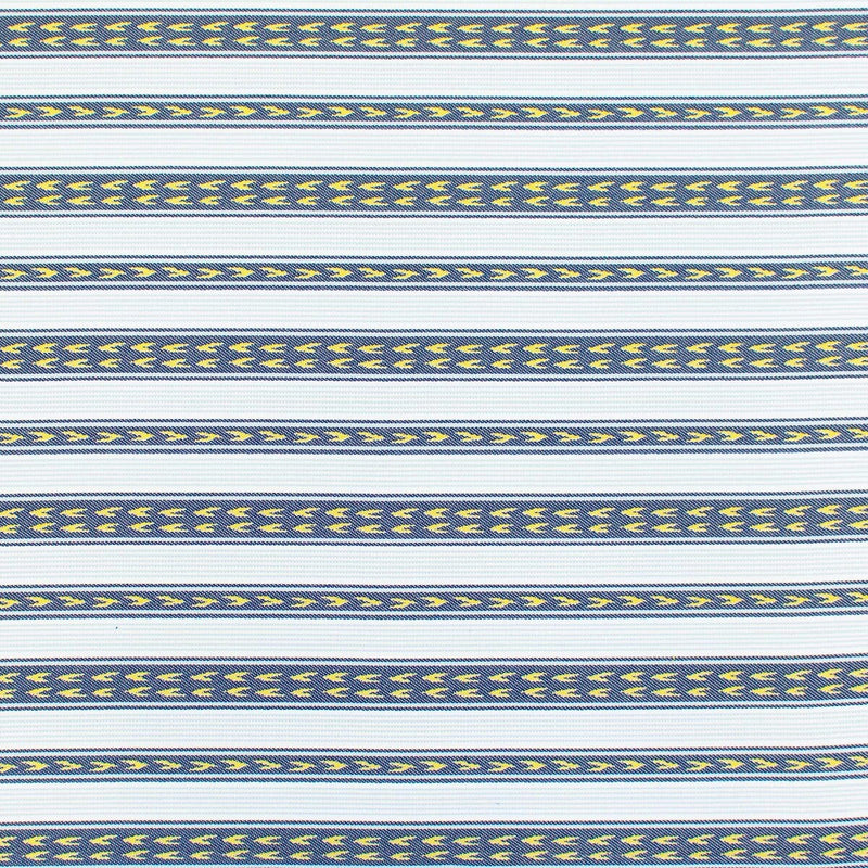 GASTON Y DANIELA - KORA- BABY BLUE/NAVY - Fabric by the Yard BABY BLUE/NAVY