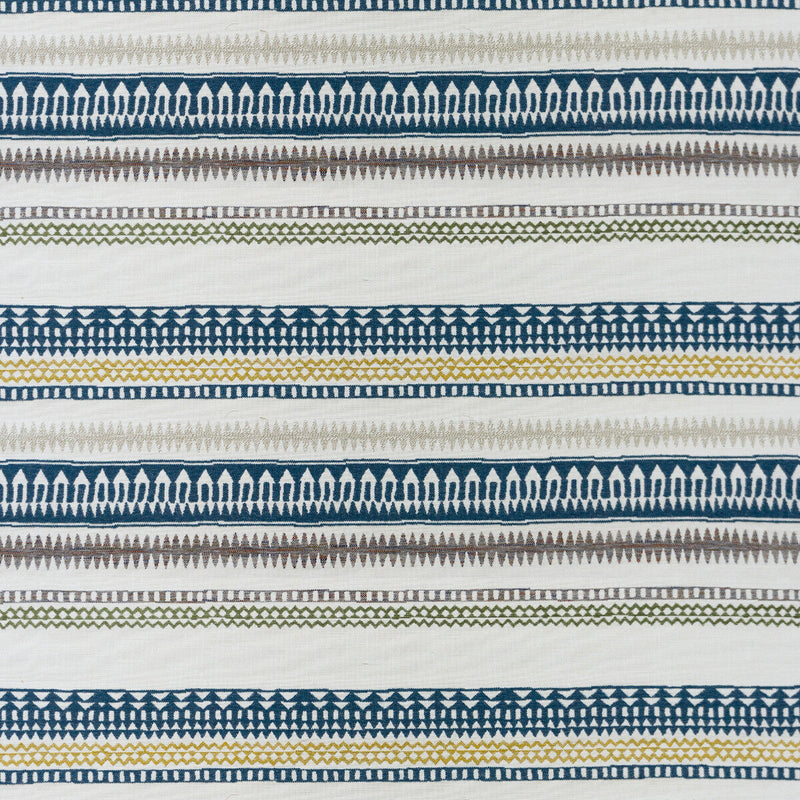 GASTON Y DANIELA - ANKARA- AZUL/VERDE - Fabric by the Yard AZUL/VERDE