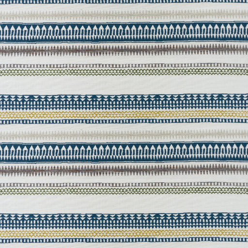 GASTON Y DANIELA - ANKARA- AZUL/VERDE - Fabric by the Yard AZUL/VERDE