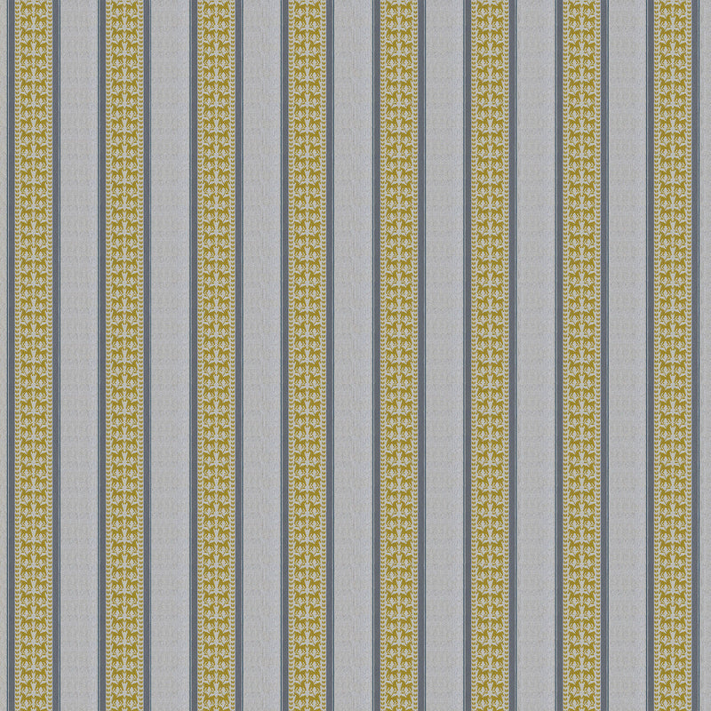 GASTON Y DANIELA - TROYA- AMARILLO/GRIS - Fabric by the Yard AMARILLO/GRIS