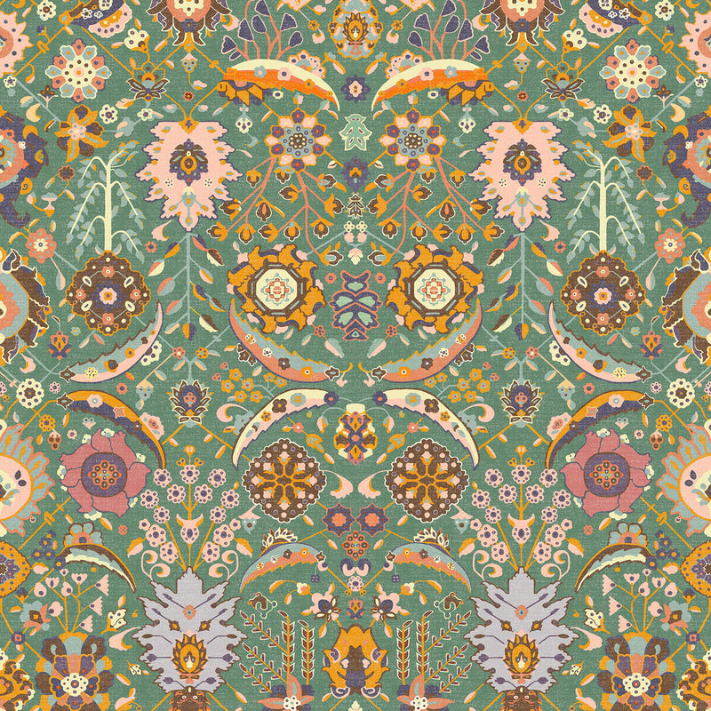 GASTON Y DANIELA - EDUARDA- VERDE - Fabric by the Yard VERDE