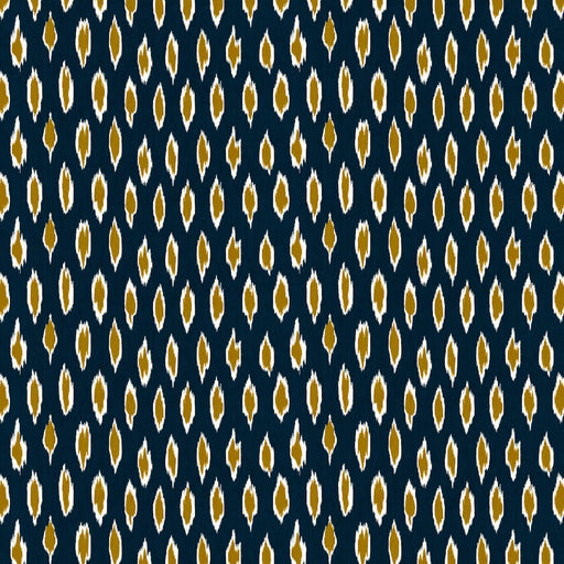 GASTON Y DANIELA - HALI- NAVY/OCRE - Fabric by the Yard NAVY/OCRE