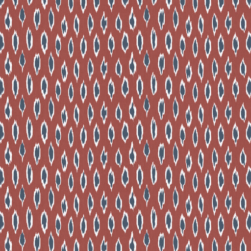 GASTON Y DANIELA - HALI- TOMATE/AZUL - Fabric by the Yard TOMATE/AZUL