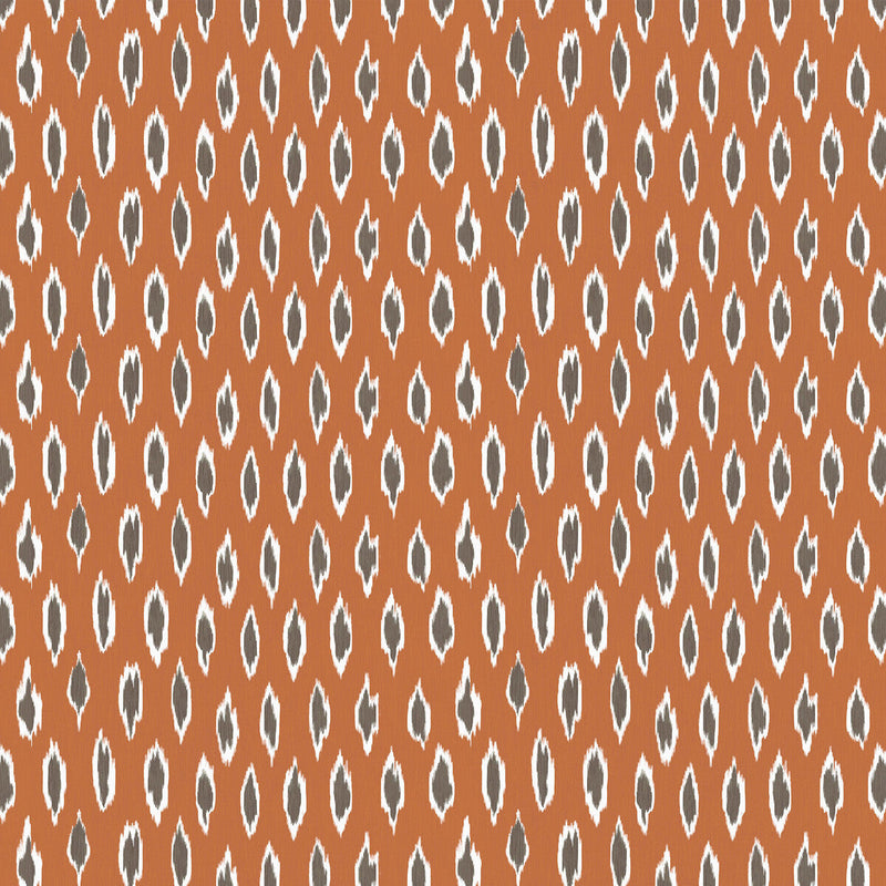 GASTON Y DANIELA - HALI- NARANJA/TOPO - Fabric by the Yard NARANJA/TOPO