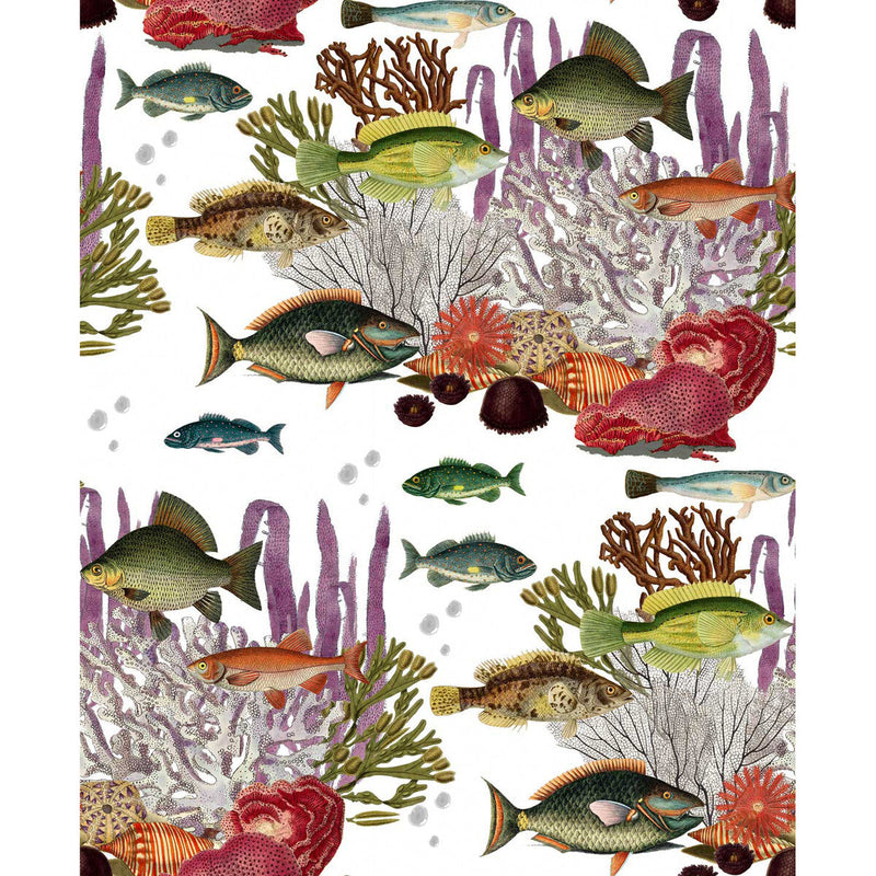 GASTON Y DANIELA - CORALES- BLANCO - Wallcovering by the Yard BLANCO