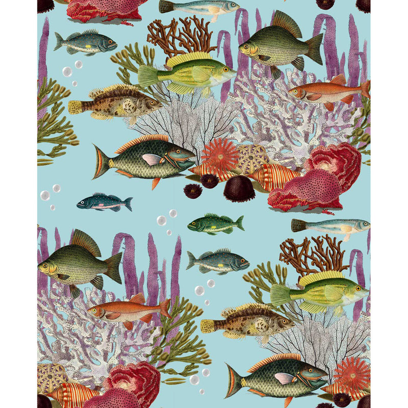 GASTON Y DANIELA - CORALES- AGUA - Wallcovering by the Yard AGUA