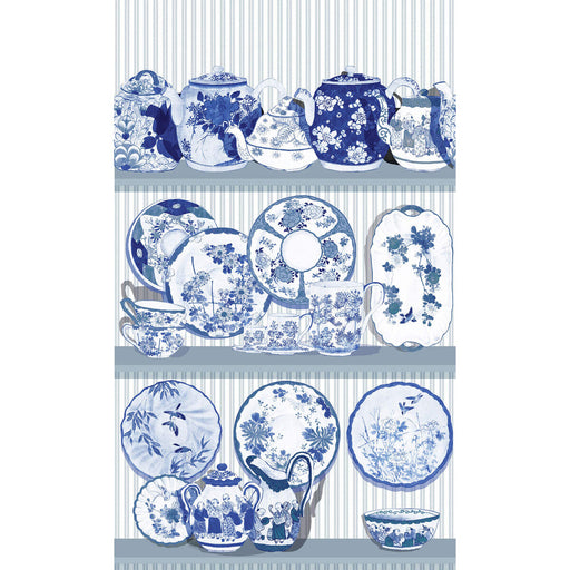 GASTON Y DANIELA - TEA TIME- AZUL - Wallcovering by the Roll AZUL