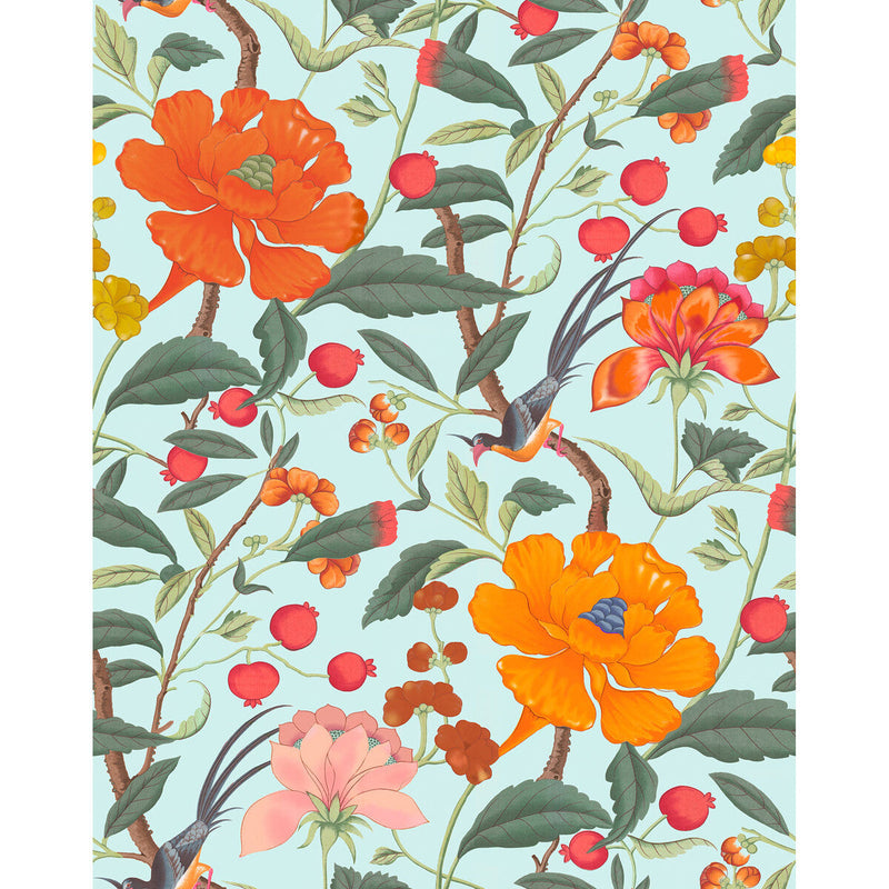 GASTON Y DANIELA - MANILA- AZUL - Wallcovering by the Roll AZUL