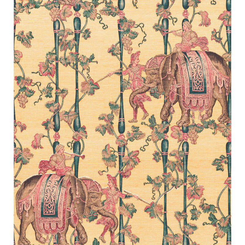 GASTON Y DANIELA - ELEFANTES- AMARILLO - Wallcovering by the Roll AMARILLO