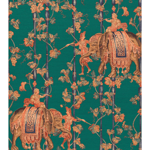 GASTON Y DANIELA - ELEFANTES- VERDE ESMERALDA - Wallcovering by the Roll VERDE ESMERALDA