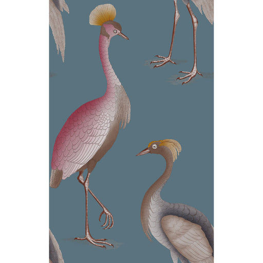 GASTON Y DANIELA - GARZAS- AZUL OSCURO - Wallcovering by the Roll AZUL OSCURO