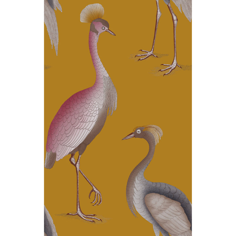 GASTON Y DANIELA - GARZAS- OCRE - Wallcovering by the Roll OCRE