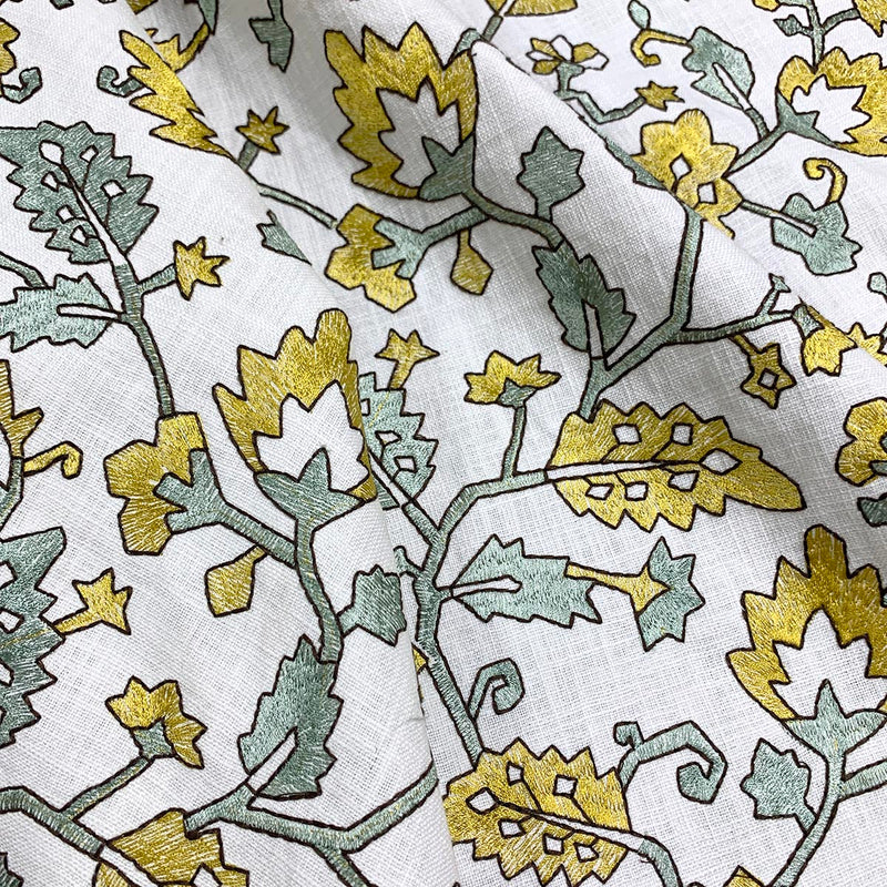 GERTRUDE - GOLDENMINT - Mag Fabrics - Fabric By The Yard