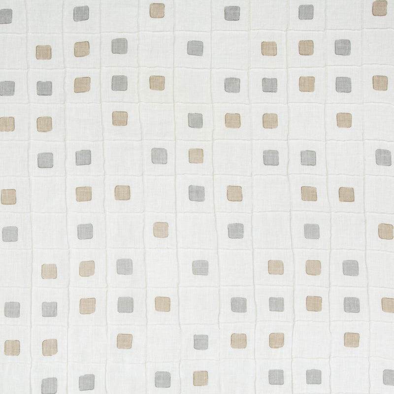 KRAVET BASICS - GRIDWORK- DUNE - Fabric by the Yard DUNE