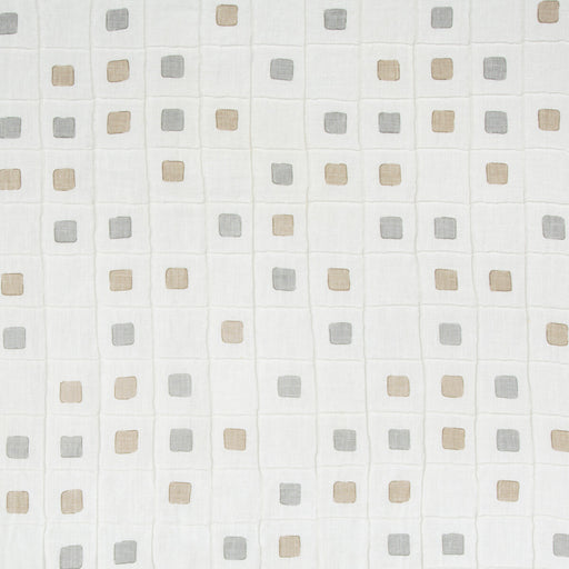 KRAVET BASICS - GRIDWORK- DUNE - Fabric by the Yard DUNE