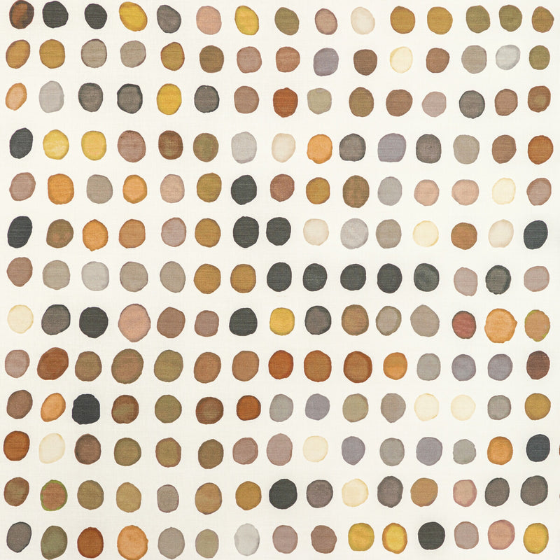LEE JOFA MODERN - TWISTER PRINT- TOBACCO/NOIR - Fabric by the Yard TOBACCO/NOIR
