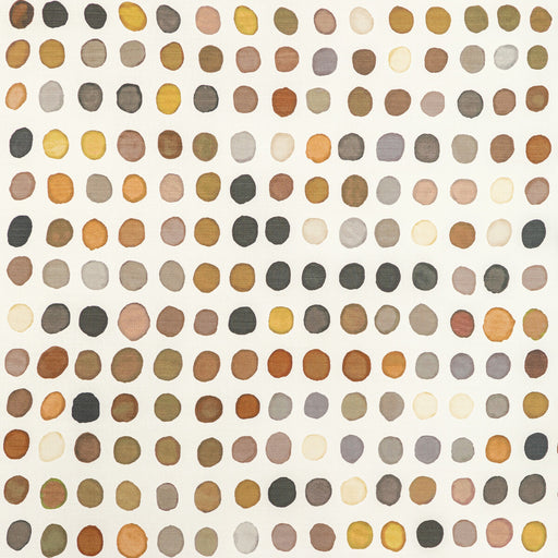 LEE JOFA MODERN - TWISTER PRINT- TOBACCO/NOIR - Fabric by the Yard TOBACCO/NOIR