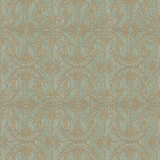 LEE JOFA MODERN - LILY BRANCH- AQUA - Fabric by the Yard AQUA