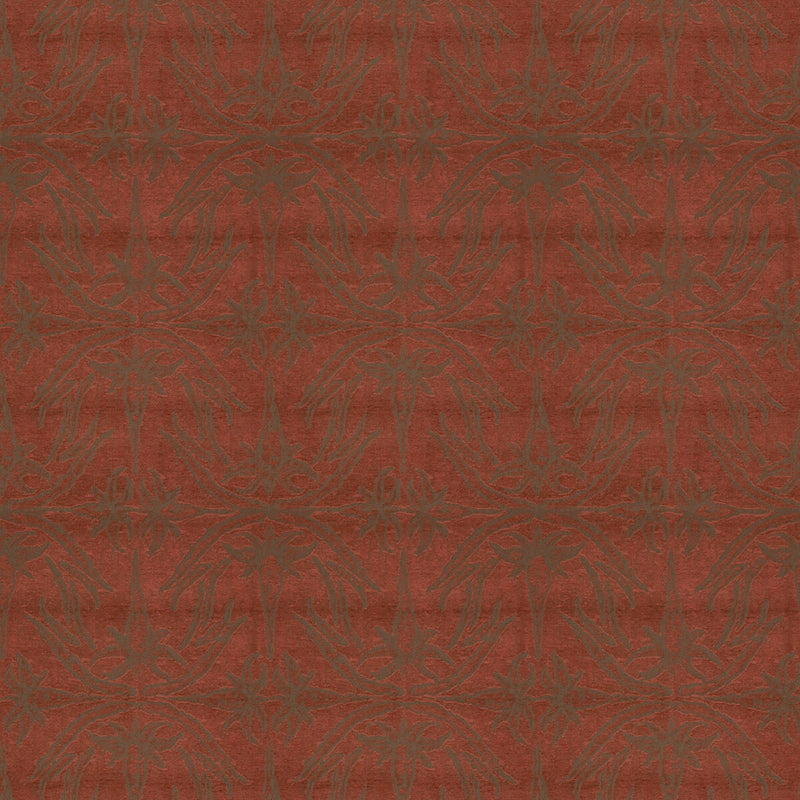 LEE JOFA MODERN - LILY BRANCH- RED - Fabric by the Yard RED