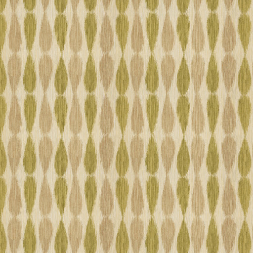 LEE JOFA MODERN - IKAT DROPS- LIME - Fabric by the Yard LIME