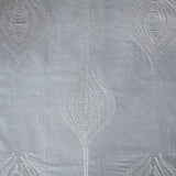 LEE JOFA MODERN - TULIP EMBROIDERY- AQUA - Fabric by the Yard